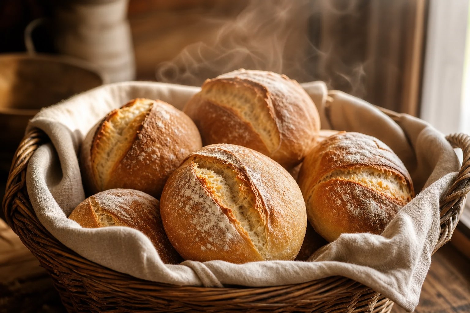 Crusty Bread Rolls
